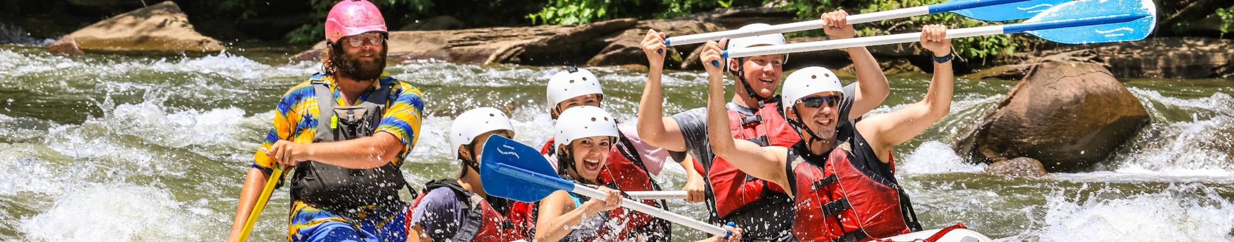 happy rafters on the Middle Ocoee