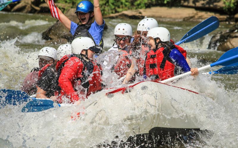big splash on upper ocoee river
